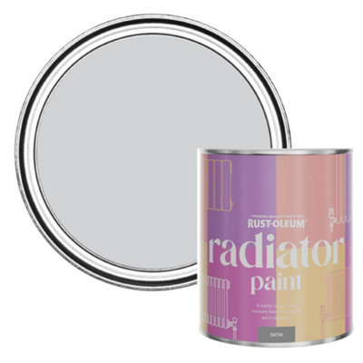 Rust-Oleum Lilac Rhapsody Satin Radiator Paint 750Ml from B&Q