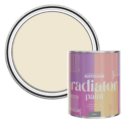 Rust-Oleum Quarry Lime Satin Radiator Paint 750Ml from B&Q