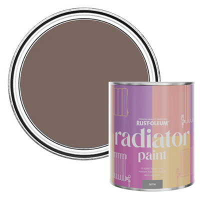 Rust-Oleum River's Edge Satin Radiator Paint 750Ml from B&Q