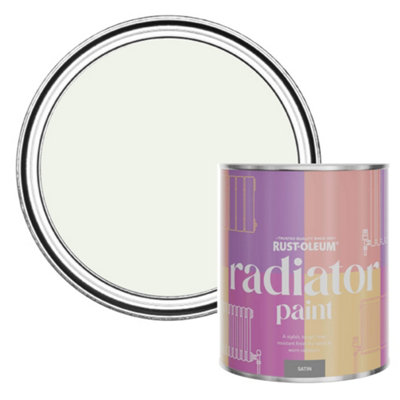 Rust-Oleum Steamed Milk Satin Radiator Paint 750Ml from B&Q