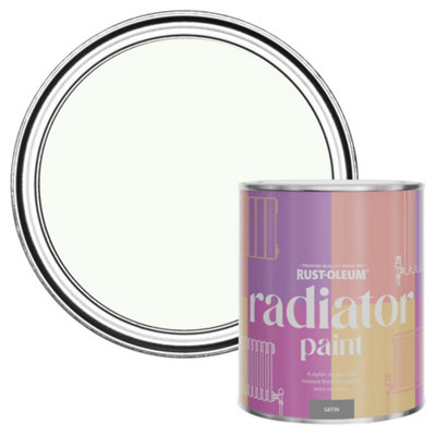 Rust-Oleum Still Satin Radiator Paint 750Ml from B&Q