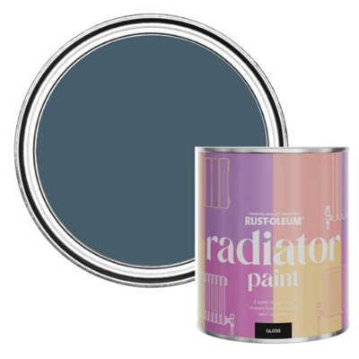 Rust-Oleum Blueprint Gloss Radiator Paint 750Ml from B&Q