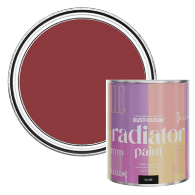 Rust-Oleum Empire Red Gloss Radiator Paint 750Ml from B&Q