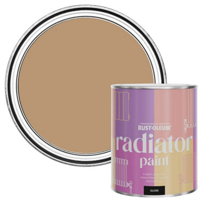 Rust-Oleum Fired Clay Gloss Radiator Paint 750Ml from B&Q