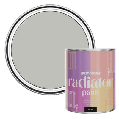 Rust-Oleum Flint Gloss Radiator Paint 750Ml from B&Q