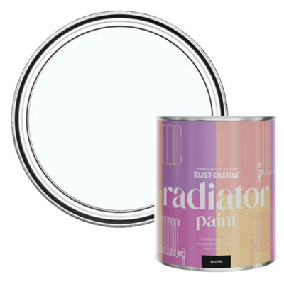 Rust-Oleum Icecap Gloss Radiator Paint 750Ml from B&Q
