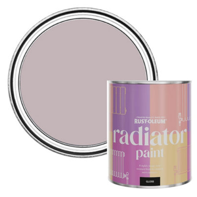 Rust-Oleum Lilac Wine Gloss Radiator Paint 750Ml from B&Q