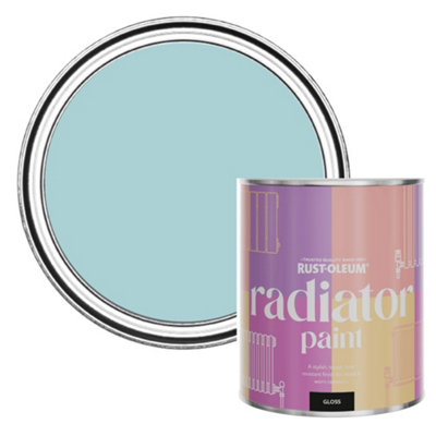 Rust-Oleum Little Cyclades Gloss Radiator Paint 750Ml from B&Q
