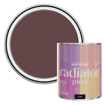 Rust-Oleum Mulberry Street Gloss Radiator Paint 750Ml from B&Q