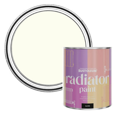 Rust-Oleum Porcelain Gloss Radiator Paint 750Ml from B&Q