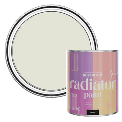 Rust-Oleum Portland Stone Gloss Radiator Paint 750Ml from B&Q