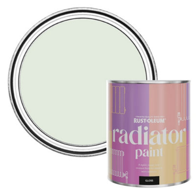 Rust-Oleum Sage Mist Gloss Radiator Paint 750Ml from B&Q