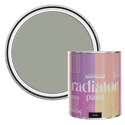 Rust-Oleum Tea Leaf Gloss Radiator Paint 750Ml from B&Q