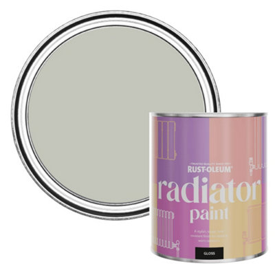 Rust-Oleum Tyne Fog Gloss Radiator Paint 750Ml from B&Q