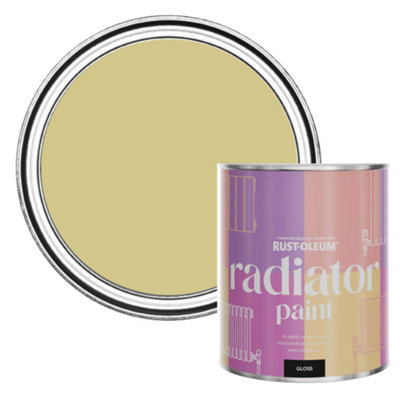Rust-Oleum Wasabi Gloss Radiator Paint 750Ml from B&Q