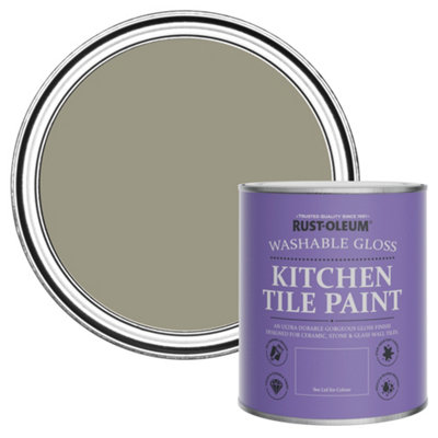 B&Q -  Grounded Gloss Kitchen Tile Paint 750Ml