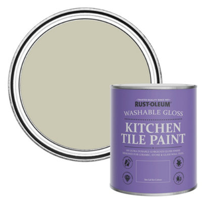 Rust-Oleum Half Light Gloss Kitchen Tile Paint 750Ml from B&Q