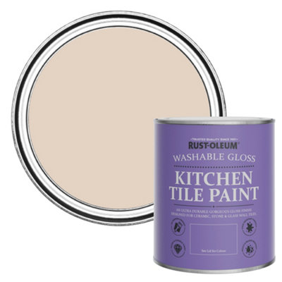 Rust-Oleum Homespun Gloss Kitchen Tile Paint 750Ml from B&Q