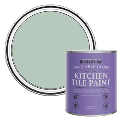 Rust-Oleum Leaplish Gloss Kitchen Tile Paint 750Ml from B&Q