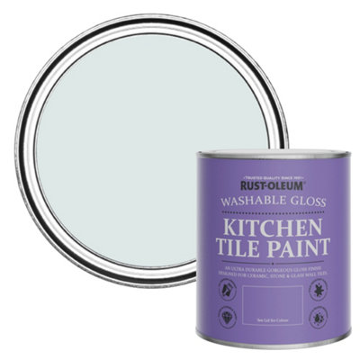 Rust-Oleum Marcella Gloss Kitchen Tile Paint 750Ml from B&Q