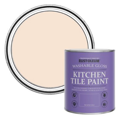 Rust-Oleum Melrose Gloss Kitchen Tile Paint 750Ml from B&Q