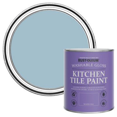 B&Q -  Nan's Best China Gloss Kitchen Tile Paint 750Ml