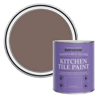 Rust-Oleum Rivers Edge Gloss Kitchen Tile Paint 750Ml from B&Q