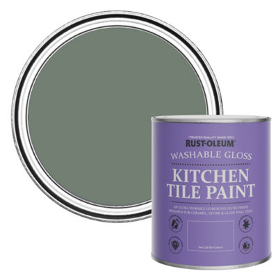 B&Q -  Serenity Gloss Kitchen Tile Paint 750Ml