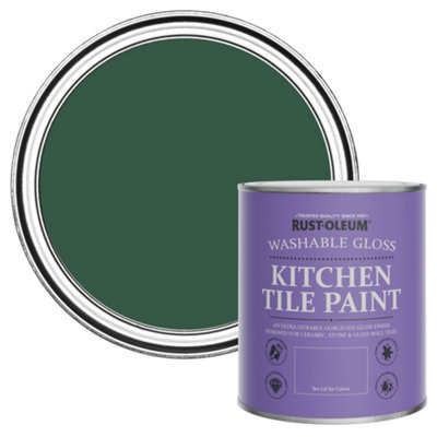 Rust-Oleum The Pinewoods Gloss Kitchen Tile Paint 750Ml from B&Q