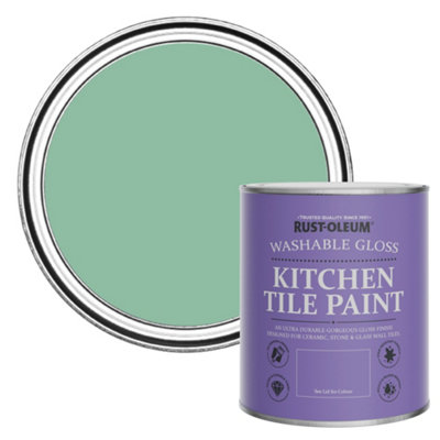 Rust-Oleum Wanderlust Gloss Kitchen Tile Paint 750Ml from B&Q