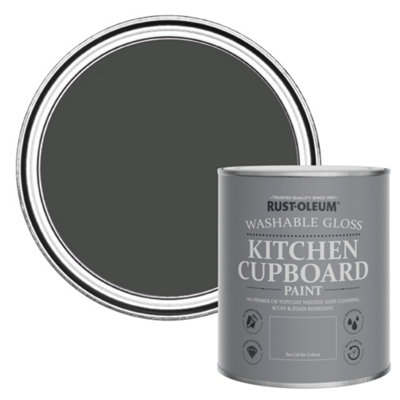 Rust-Oleum After Dinner Gloss Kitchen Cupboard Paint 750Ml from B&Q