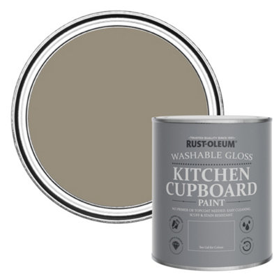 Rust-Oleum Cocoa Gloss Kitchen Cupboard Paint 750Ml from B&Q
