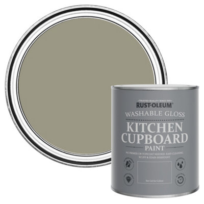 Rust-Oleum Grounded Gloss Kitchen Cupboard Paint 750Ml from B&Q