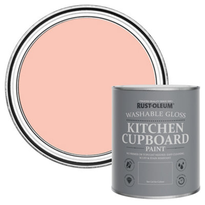 Rust-Oleum Happy As A Clam Gloss Kitchen Cupboard Paint 750Ml from B&Q