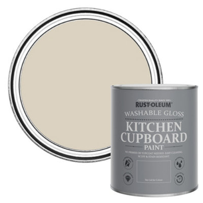 B&Q -  Hessian Gloss Kitchen Cupboard Paint 750Ml