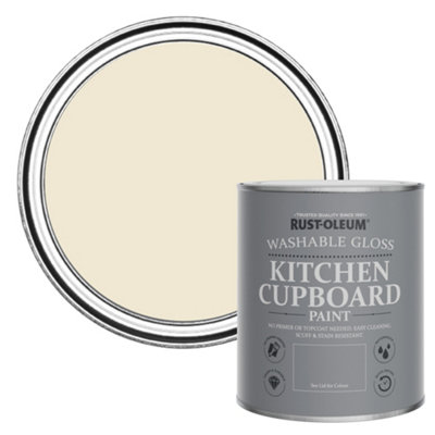 Rust-Oleum Quarry Lime Gloss Kitchen Cupboard Paint 750Ml from B&Q