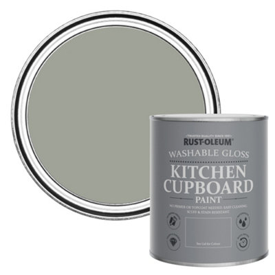 Rust-Oleum Tea Leaf Gloss Kitchen Cupboard Paint 750Ml from B&Q