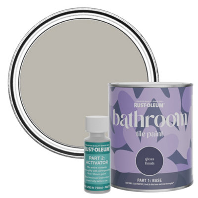 Rust-Oleum Gorthleck Gloss Bathroom Tile Paint 750Ml from B&Q