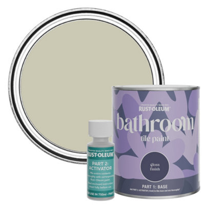 Rust-Oleum Half Light Gloss Bathroom Tile Paint 750Ml from B&Q