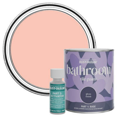 Rust-Oleum Happy As A Clam Water-Resistant Bathroom Tile Paint In Gloss Finish 750Ml from B&Q