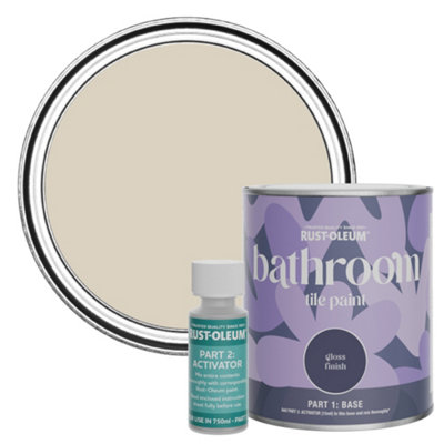B&Q -  Hessian Gloss Bathroom Tile Paint 750Ml