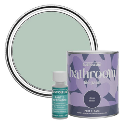 Rust-Oleum Leaplish Gloss Bathroom Tile Paint 750Ml from B&Q
