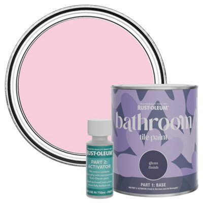 Rust-Oleum My Husband Said No Water-Resistant Bathroom Tile Paint In Gloss Finish 750Ml from B&Q