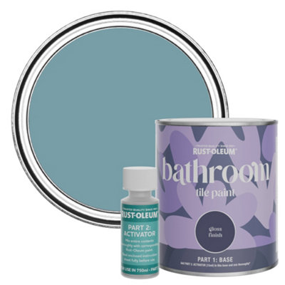 Rust-Oleum Pacific State Gloss Bathroom Tile Paint 750Ml from B&Q