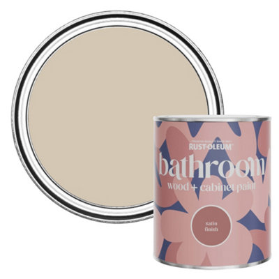 Rust-Oleum Butterscotch Satin Bathroom Wood & Cabinet Paint 750Ml from B&Q