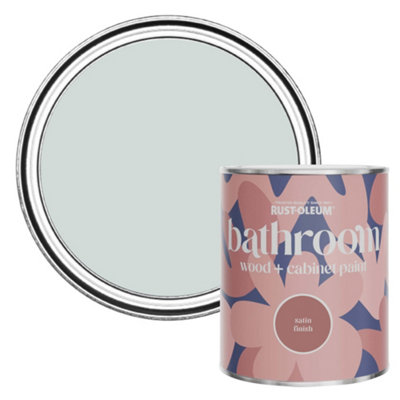 Rust-Oleum Dove Satin Bathroom Wood & Cabinet Paint 750Ml from B&Q