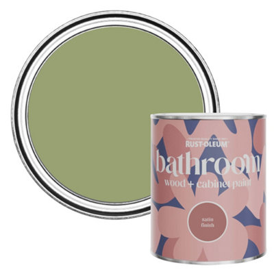 Rust-Oleum Familiar Ground Satin Bathroom Wood & Cabinet Paint 750Ml from B&Q