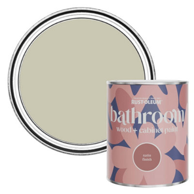 Rust-Oleum Half Light Satin Bathroom Wood & Cabinet Paint 750Ml from B&Q