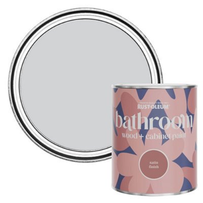 Rust-Oleum Lilac Rhapsody Satin Bathroom Wood & Cabinet Paint 750Ml from B&Q