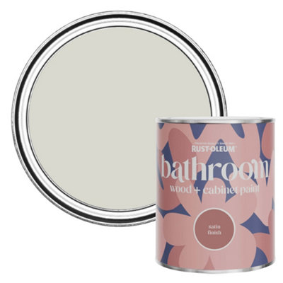 B&Q -  Mocha Satin Bathroom Wood & Cabinet Paint 750Ml